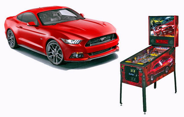 Ford Mustang-themed games from Stern Pinball