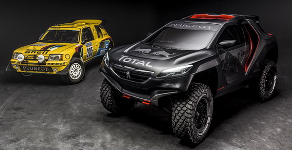 Peugeot 2008 DKR and 205 T16