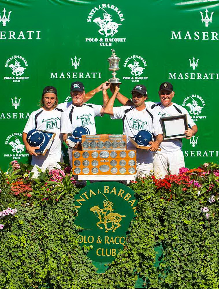 Farmers and Merchants Bank polo team, winners Silver Cup