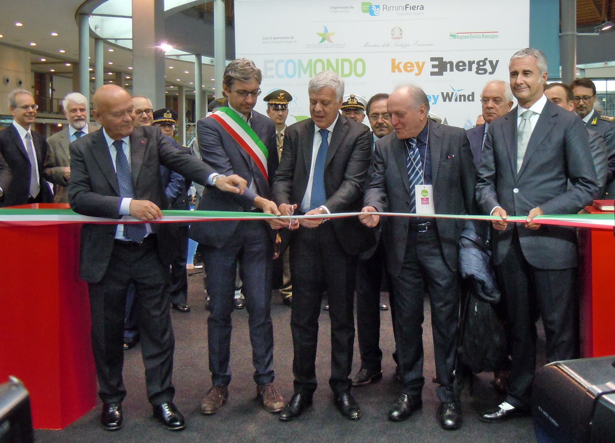 L'apertura di Ecomondo 2014 con il Ministro dell'Ambiente Galletti