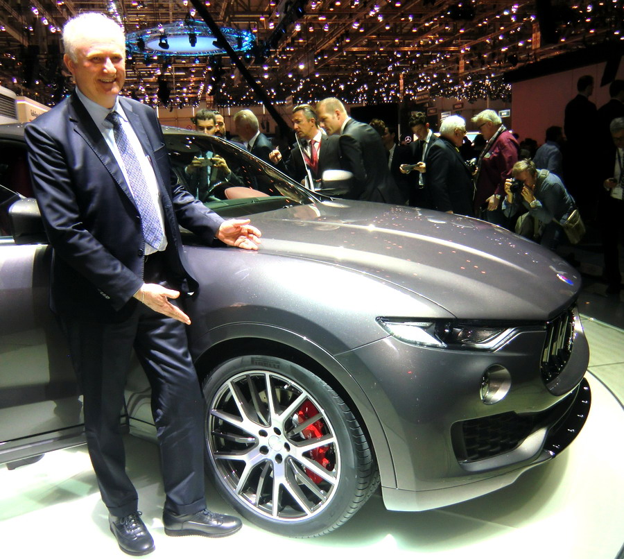 L'ing. Marco Tencone, capo designer della Maserati Levante
