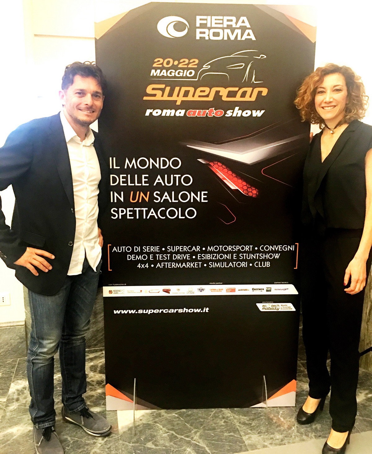 Giancarlo Fisichella e Roberta Garzia