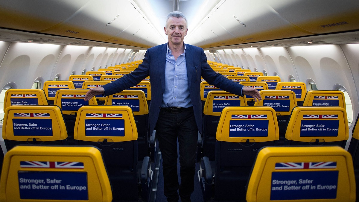 Ryanair chief executive Michael O'Leary