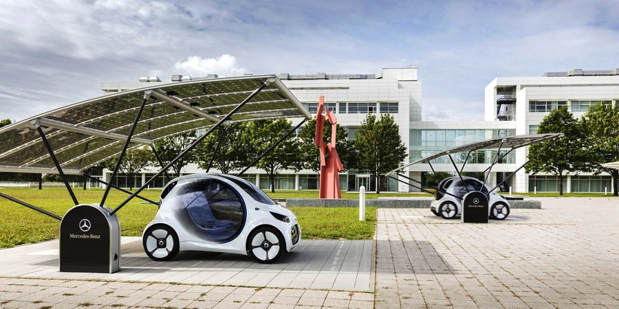 Autonomes Konzeptfahrzeug smart vision EQ fortwo: So sieht das Carsharing der Zukunft aus