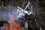 Un AW119 in azione antincendio (